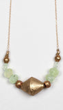 Mint Gemstone Necklace - alternate view