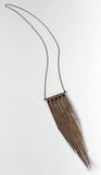 Fringed Leather Necklace - alternate view
