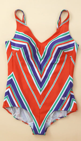 Shasta Lake V Striped One Piece