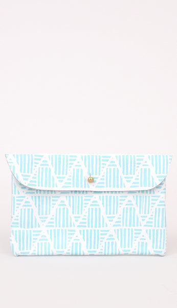 Blue Pyramid Wallet Pouch
