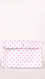 Pink Triangle Clutch - alternate view