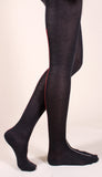 Boucle Seam Tights - alternate view