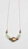 Mint Gemstone Necklace - alternate view