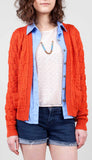 Orange Crush Cardigan - alternate view