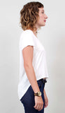 Sara Tee in White - alternate view