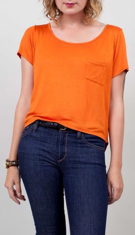Sara Tee in Pumpkin