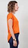 Sara Tee in Pumpkin - alternate view