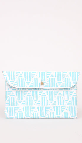 Blue Pyramid Wallet Pouch