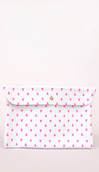 Pink Triangle Clutch