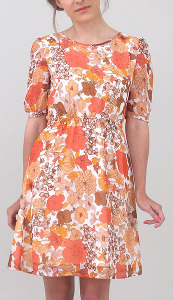Retro Floral Dress