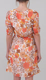 Retro Floral Dress - alternate view