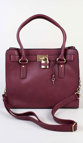 Angela Large Lock + Key Bag